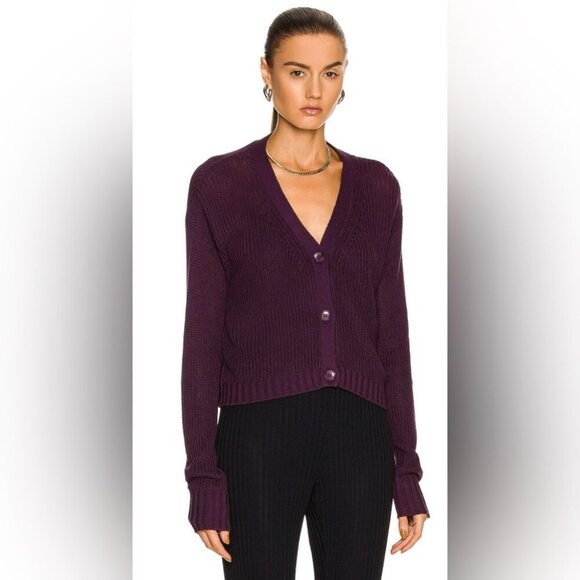 SABLYN Tati Cardigan in purple size large - Picture 5 of 14